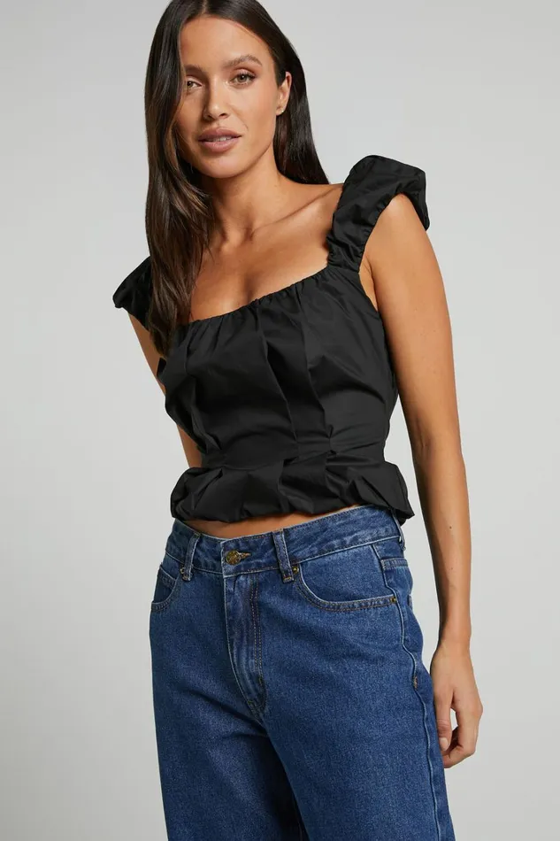 Lioness 8211 Almost Famous Top In ONYX Women Showpo Tops