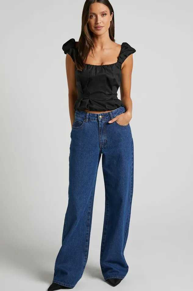 Lioness 8211 Almost Famous Top In ONYX Women Showpo Tops