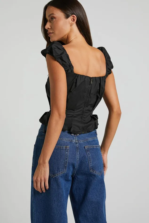 Lioness 8211 Almost Famous Top In ONYX Women Showpo Tops