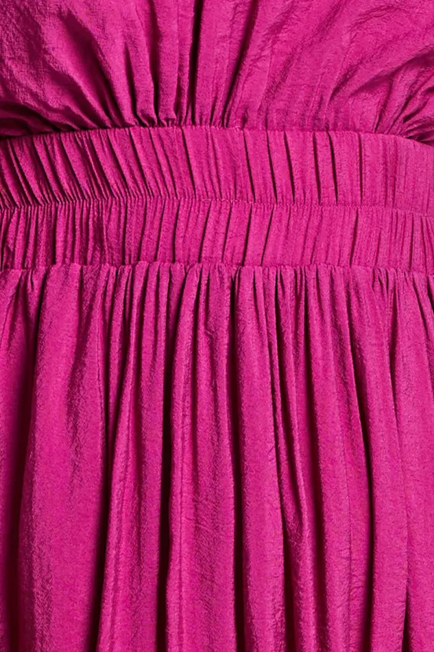 Lleve Midi Dress 8211 One Shoulder Empire Waist Dress In Grape Women Showpo Dresses