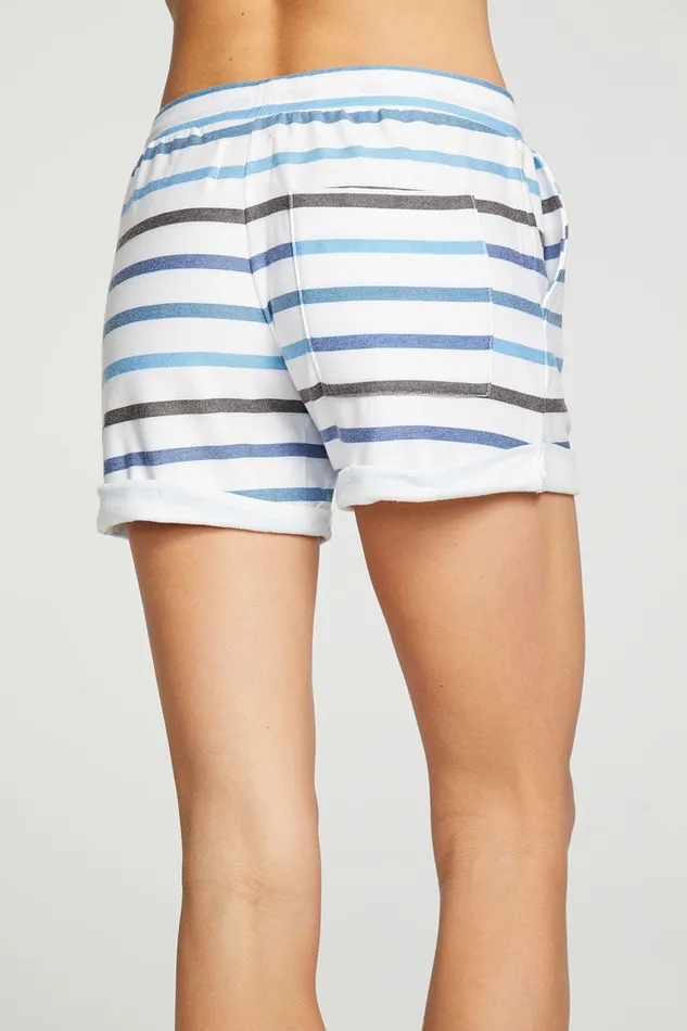 Loungewear Chaser Brand Womens rPET Cozy Knit Rolled Shorts