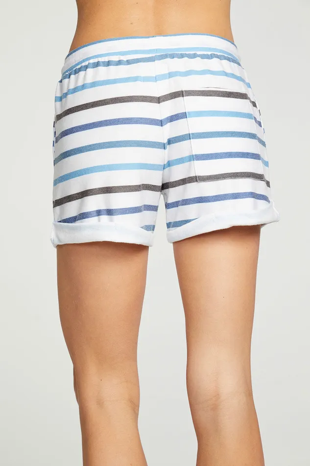 Loungewear Chaser Brand Womens rPET Cozy Knit Rolled Shorts