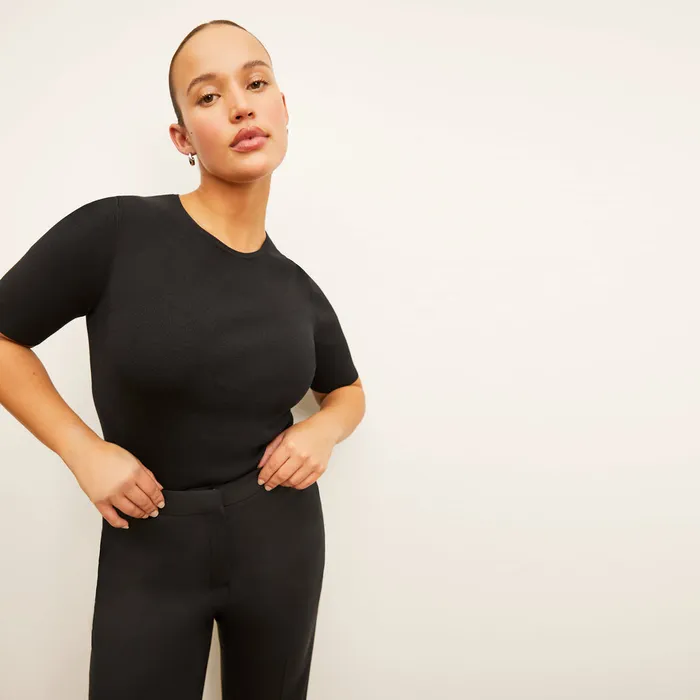 M M LaFleur The Choe Top 8211 Eco 365Knit Black Women Tops