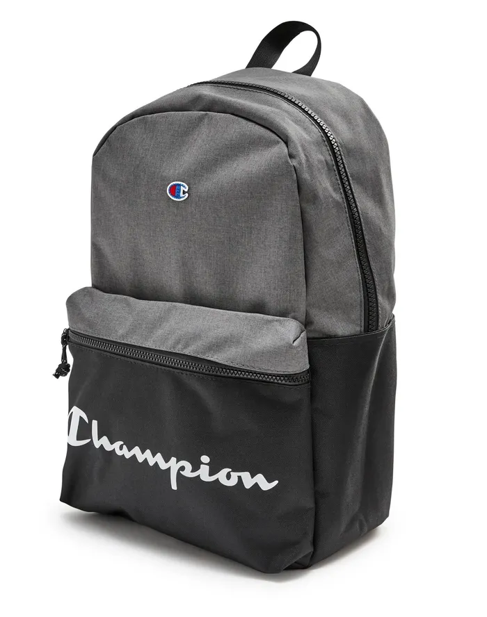 Manuscript Backpack Granite Heather MenKidsWomen Champion Bags and Backpacks