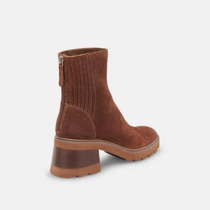 Martey H2O Wide Boots Cocoa Suede Women Dolce Vita Boots and Booties