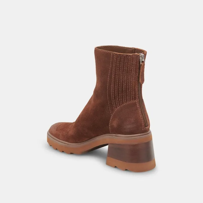 Martey H2O Wide Boots Cocoa Suede Women Dolce Vita Boots and Booties