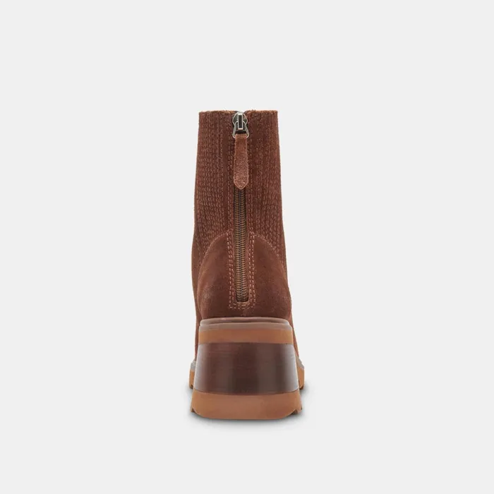 Martey H2O Wide Boots Cocoa Suede Women Dolce Vita Boots and Booties