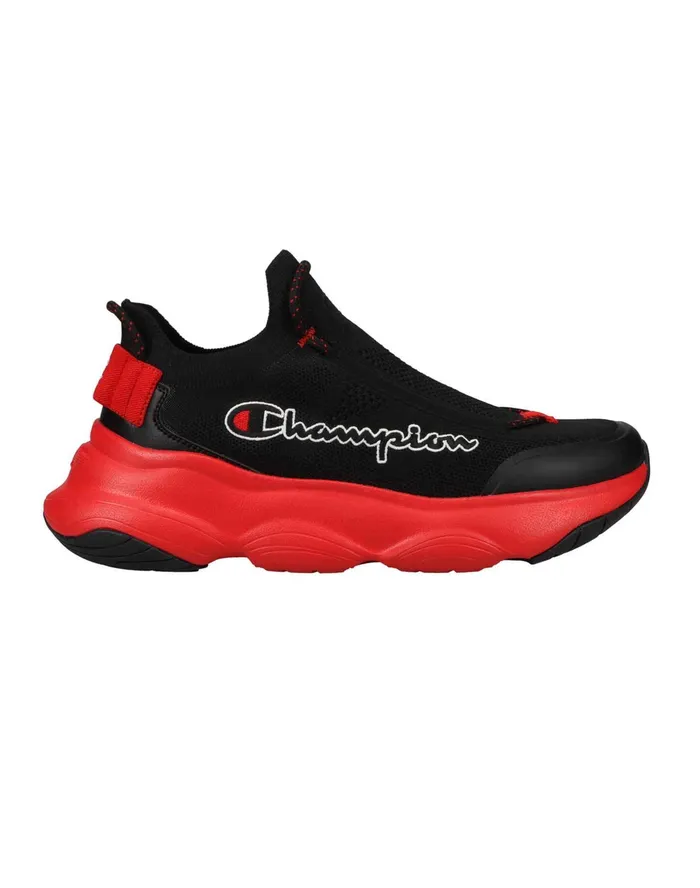 Men039S Clout Quick Shoes Blackscarlet Men Champion Running
