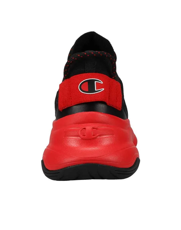 Men039S Clout Quick Shoes Blackscarlet Men Champion Running