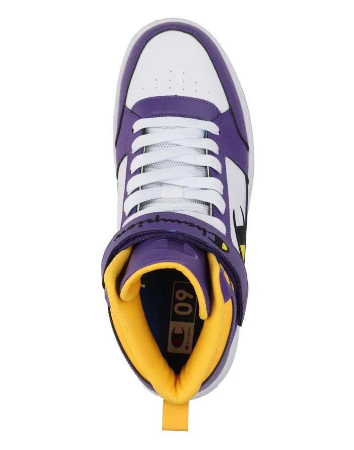 Men039S Drome Hi Cb Shoes Purplewhitegold Men Champion Court