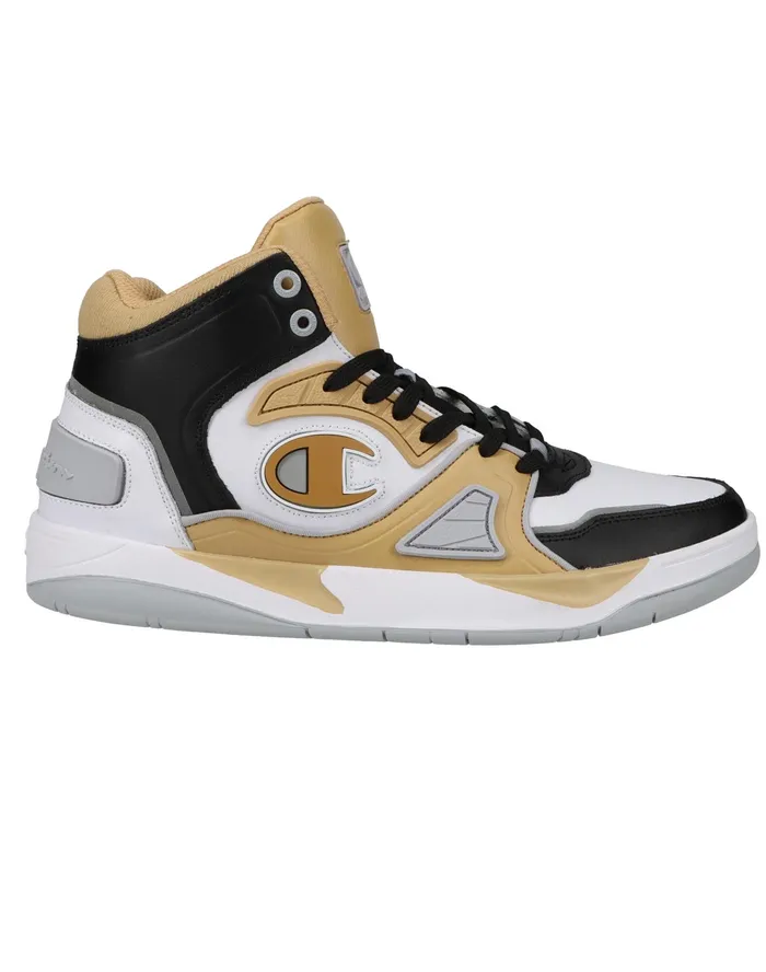 Men039S Rezone Drill Hi Shoes Whiteblacktan Men Champion Court