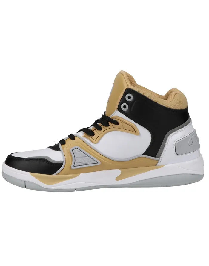 Men039S Rezone Drill Hi Shoes Whiteblacktan Men Champion Court