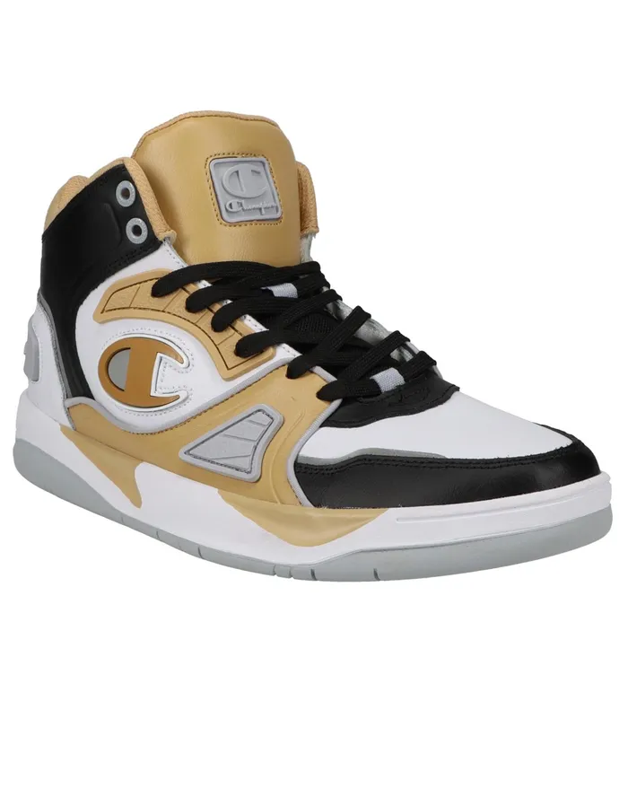 Men039S Rezone Drill Hi Shoes Whiteblacktan Men Champion Court