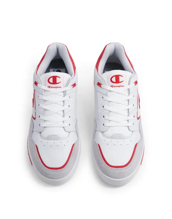 Men039S Zn80 Low Shoes Whitered Men Champion Court