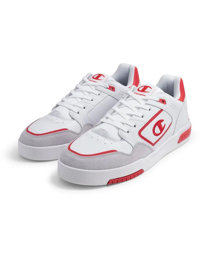 Men039S Zn80 Low Shoes Whitered Men Champion Court