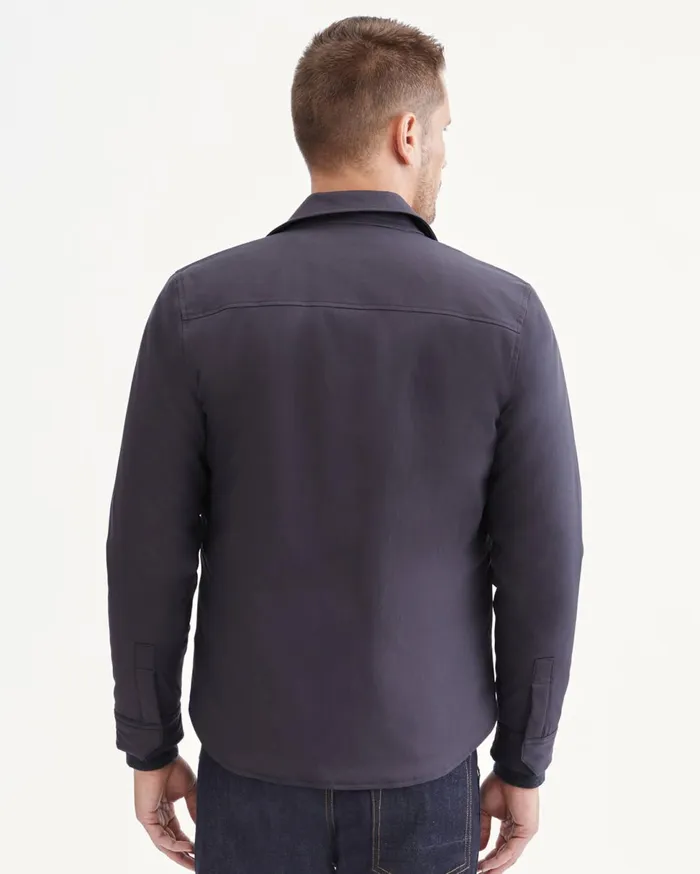 Men 7 For All Mankind Jackets 038 Coats Tech Series Quilted Shirt Jacket