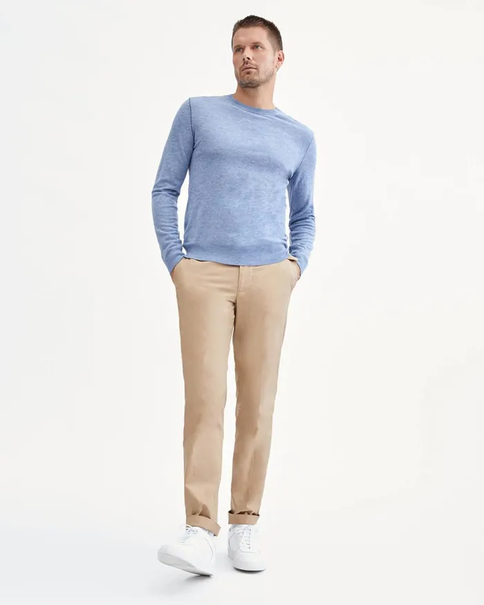 Men 7 For All Mankind Pants Belted Trouser In Tan