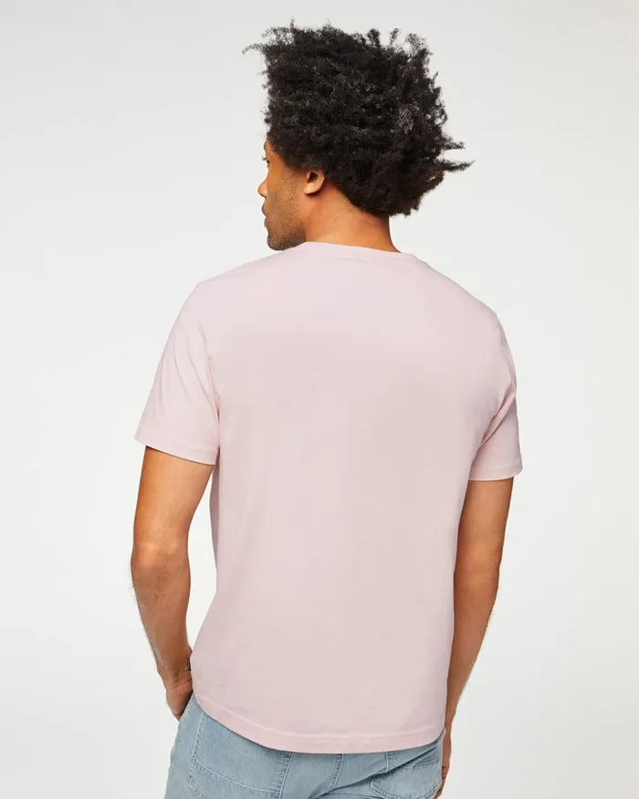 Men 7 For All Mankind Tees One Pocket Tee In Misty Rose