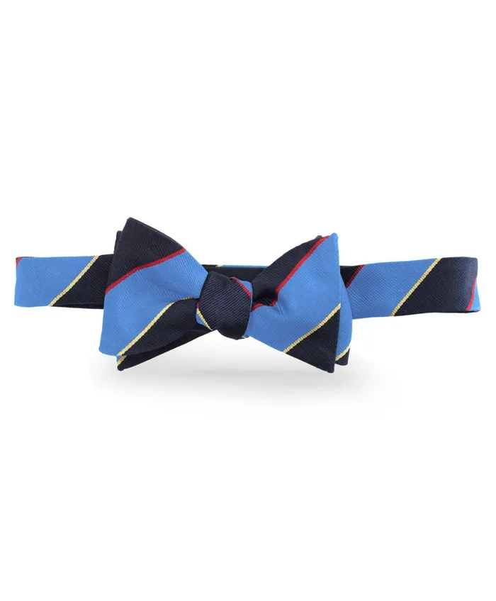Men Argyle Sutherland Rep Bow Tie Light Bluenavy Brooks Brothers Ties and Pocket Squares