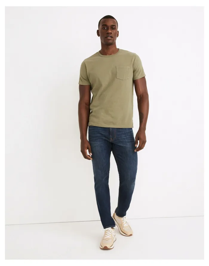 Men Athletic Slim Jeans In Leeward Wash Leeward Wash Madewell Jeans