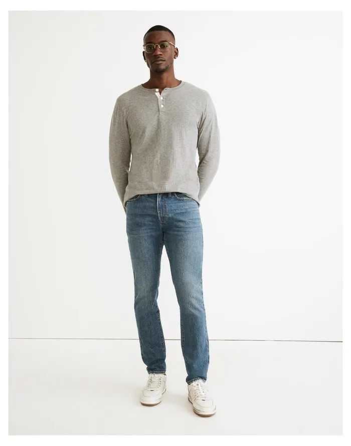 Men Athletic Slim Jeans In Maxdale Wash Maxdale Wash Madewell Jeans
