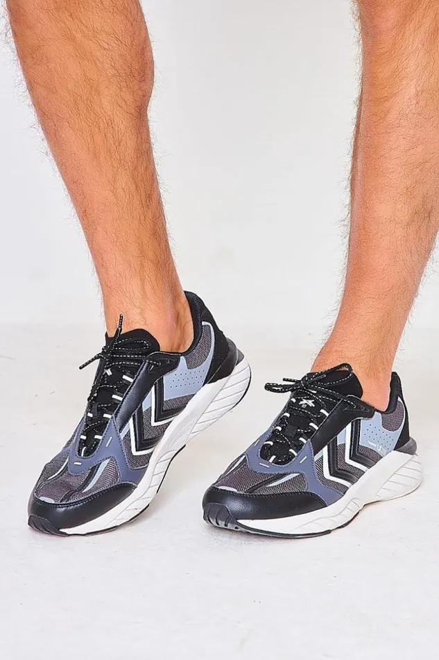 Men Baskets Reach Lx 3000 Noir Hummel 8211 209039 Black Brentiny Paris Sneakers