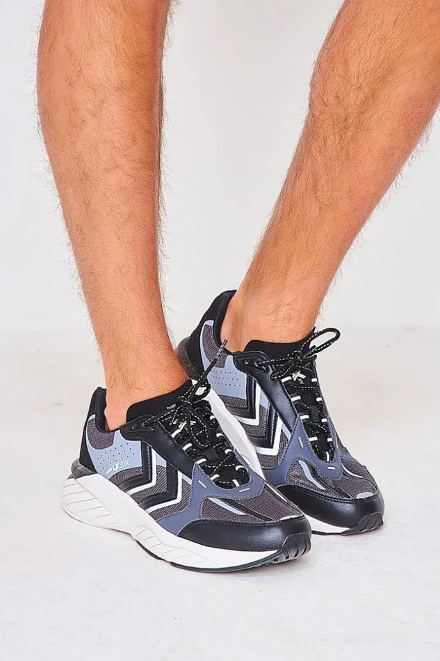 Men Baskets Reach Lx 3000 Noir Hummel 8211 209039 Black Brentiny Paris Sneakers