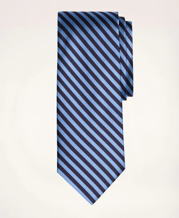 Men Bb5 Rep Tie Light Blue Brooks Brothers Ties and Pocket Squares