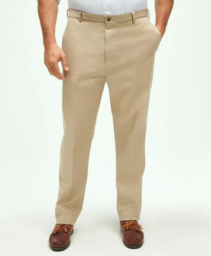 Men Big and Tall Stretch Advantage Chino Pants Khaki Brooks Brothers Chinos and Casual Pants Men Big and Tall Stretch Advantage Chino Pants Khaki Brooks Brothers Chinos and Casual Pants
