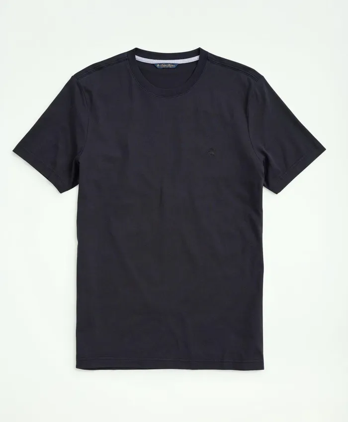 Men Big and Tall Supima Cotton TShirt Black Brooks Brothers TShirts and Sweats