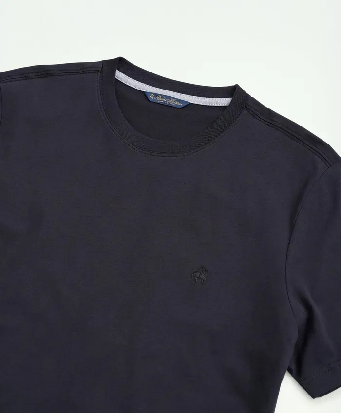 Men Big and Tall Supima Cotton TShirt Black Brooks Brothers TShirts and Sweats