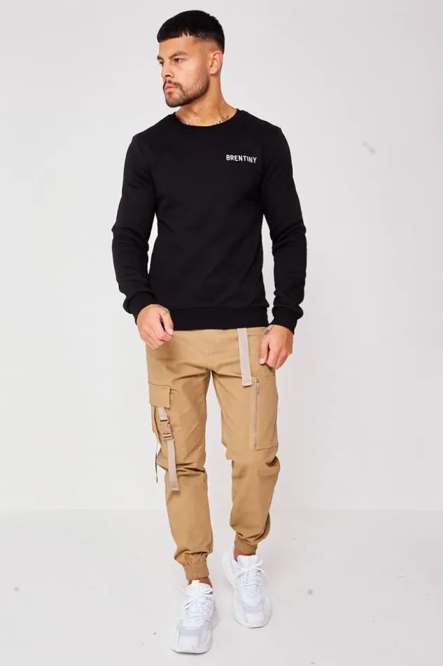 Men Black Brentiny Sweatshirt Black Brentiny Paris Sweatshirts and Pullovers