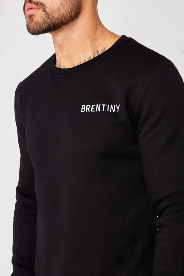 Men Black Brentiny Sweatshirt Black Brentiny Paris Sweatshirts and Pullovers