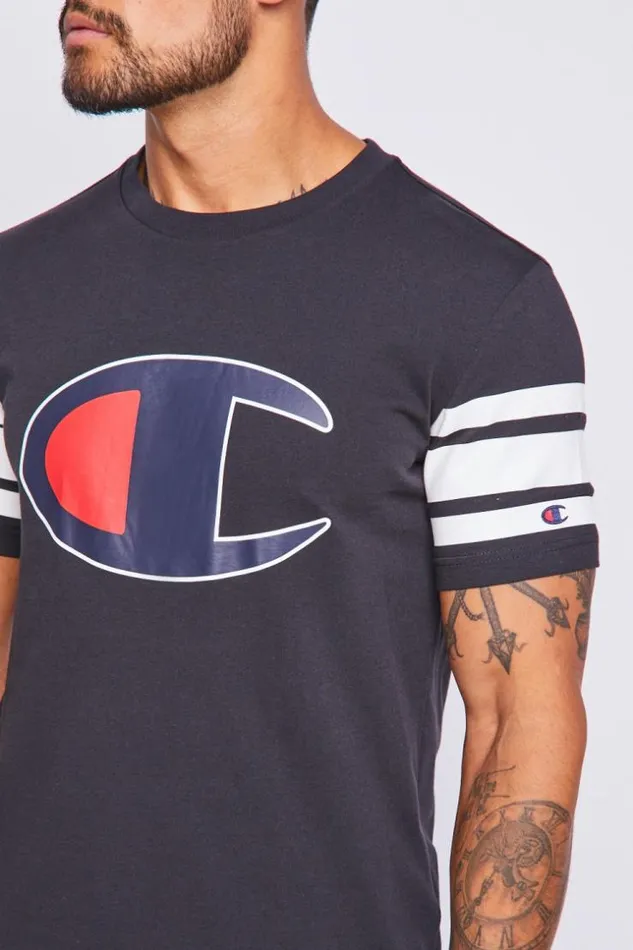 Men Black TShirt Champion Black Brentiny Paris TShirts