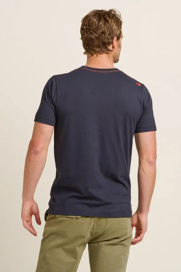 Men Brakeburn TShirts Navy Sunset Tee