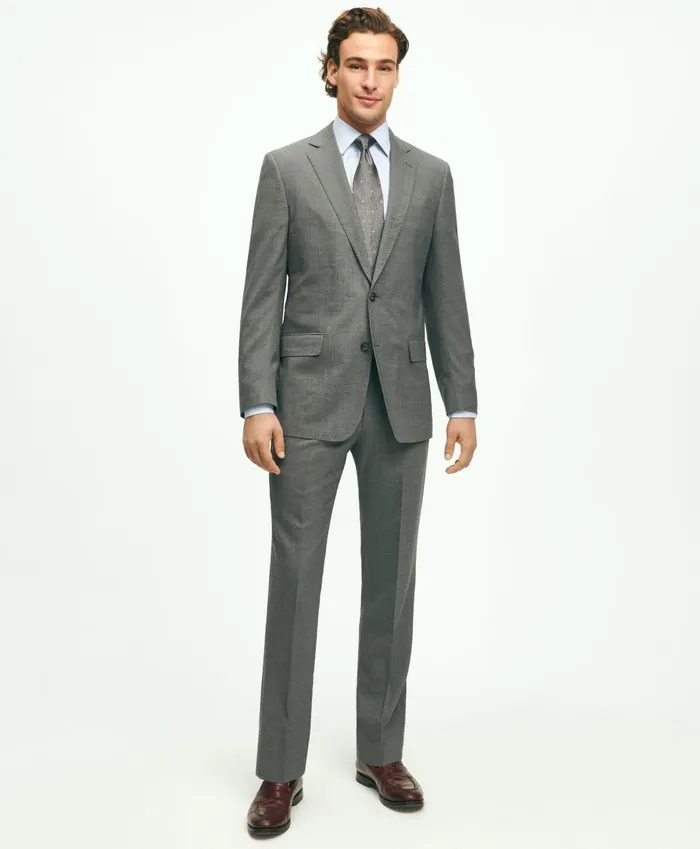 Men Brooks Brothers Explorer Collection Regent Fit Suit Jacket Light Grey Brooks Brothers Suits