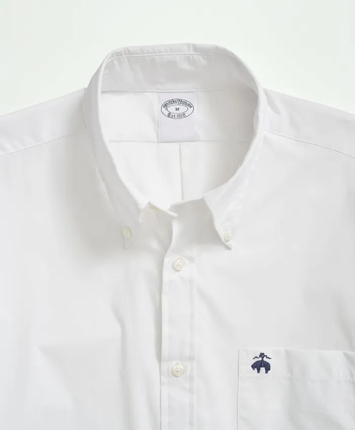 Men Brooks Brothers Stretch Performance Series Sport Shirt White Brooks Brothers Sport Shirts