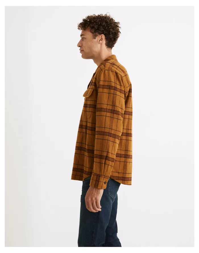 Men Brushed Twill Easy Shirt Jacket Dark Tobacco Madewell Shirts Men Brushed Twill Easy Shirt Jacket Dark Tobacco Madewell Shirts