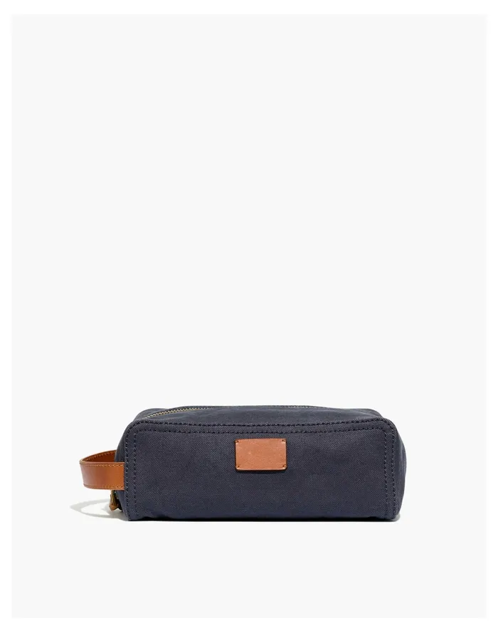 Men Canvas Travel Kit Black Sea Madewell Bags