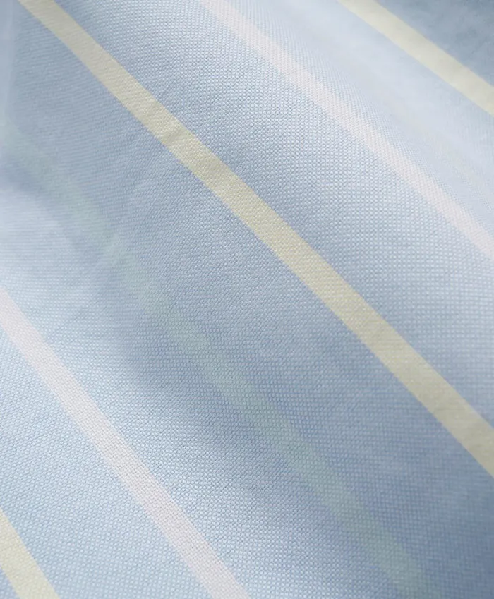 Men Cotton Oxford Archive Stripe Boxers Light Blue Brooks Brothers Underwear