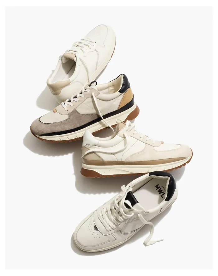 Men Court Sneakers In Colorblock Leather And Suede Ivory Multi Madewell Sneakers Men Court Sneakers In Colorblock Leather And Suede Ivory Multi Madewell Sneakers