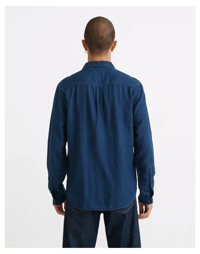 Men Double Weave Perfect Long Sleeve Shirt In Indigo Houndstooth Friel Houndstooth Madewell Shirts Men Double Weave Perfect Long Sleeve Shirt In Indigo Houndstooth Friel Houndstooth Madewell Shirts