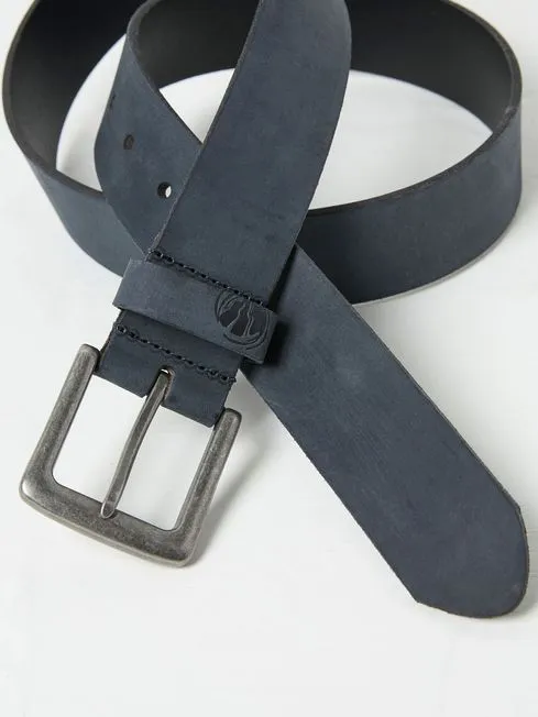 Men Fatface Belts Blue Nubuck Leather Belt Men Fatface Belts Blue Nubuck Leather Belt