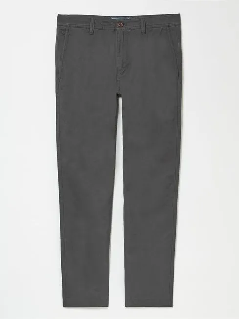 Men Fatface Chinos Grey Charcoal Modern Coastal Chinos