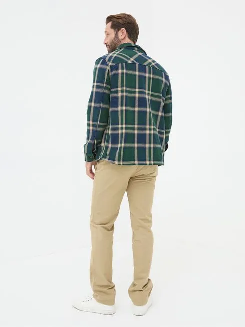Men Fatface Chinos Stone Beige Modern Coastal Chinos