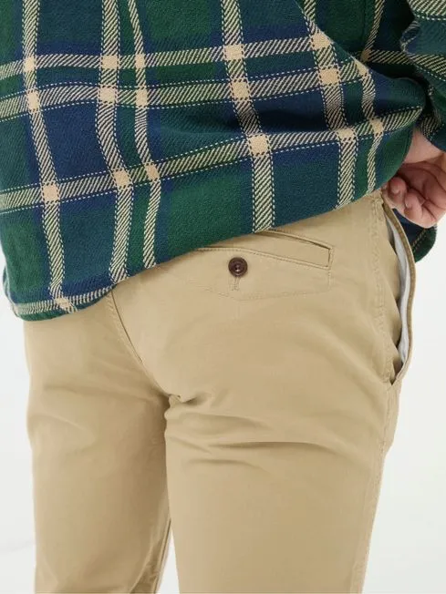 Men Fatface Chinos Stone Beige Modern Coastal Chinos