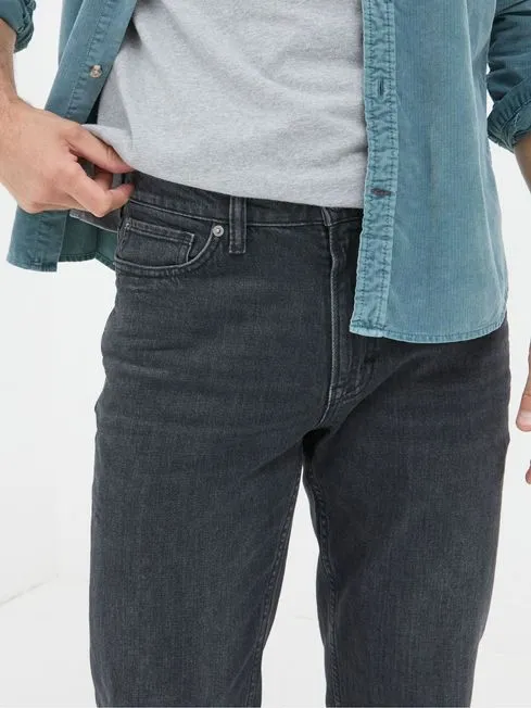 Men Fatface Jeans Black Slim Fit Jeans