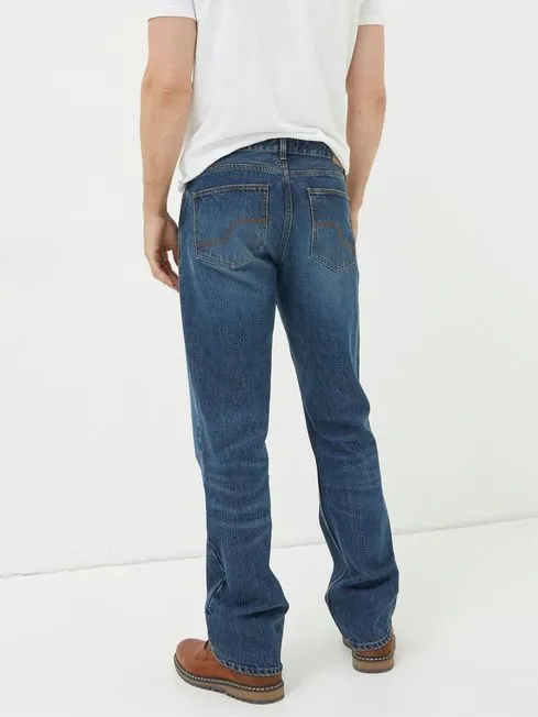 Men Fatface Jeans Dark Blue Bootcut Jeans Men Fatface Jeans Dark Blue Bootcut Jeans