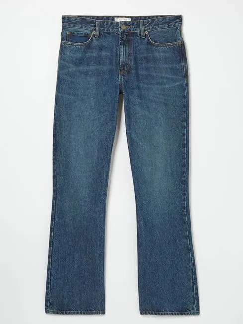 Men Fatface Jeans Dark Blue Bootcut Jeans Men Fatface Jeans Dark Blue Bootcut Jeans