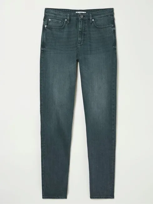 Men Fatface Jeans Dark Teal Blue Slim Fit Jeans